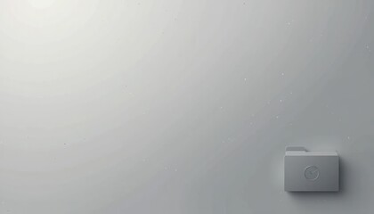 Poster - Minimalist design action studio setting digital display neutral environment close-up view contemporary concept