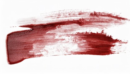 Poster - red paint stroke texture for halloween design, abstract blood smear for web, print, branding, and graphic resources, high quality vector illustration