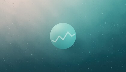Poster - Dynamic abstract wave animation digital space motion graphics futuristic environment aerial view visual concept for creativity