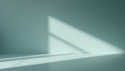 Poster - Abstract light play patterns minimalist interior space artistic photography soft natural lighting close-up perspective visual composition