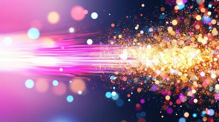 Poster - Fast-flowing digital streams transmitting data across a neural grid of cyberspace