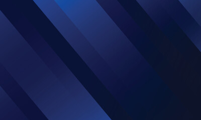 Poster - modern dark blue gradient diagonal stripes dynamic Banner background
