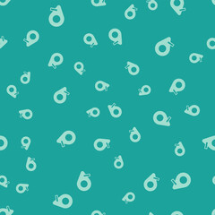 Poster - Green Map pin icon isolated seamless pattern on green background. Navigation, pointer, location, map, gps, direction, place, compass, search concept. Vector