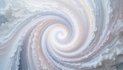 Poster - Swirling abstract patterns creating a serene atmosphere digital art modern environment artistic viewpoint fluid concept