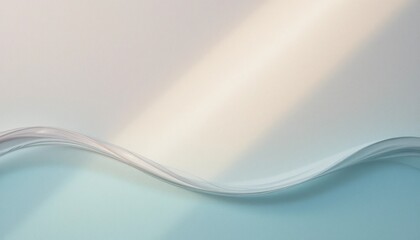 Poster - Fluid harmony water flowing in subtle waves serene environment abstract art calm and tranquil viewpoint for relaxation and mindfulness