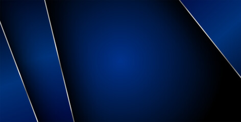 blue gradient color with silver list geometric triangle vector background overlap layer on black space for text and square background design. eps10 vector