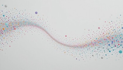 Aufkleber - dynamic colorful particle flow animation abstract digital art creative design studio environment art