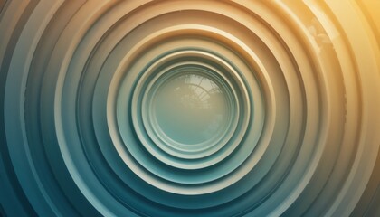Poster - Dynamic circular patterns abstract art digital design contemporary environment aerial view visual concept for impactful aesthetics