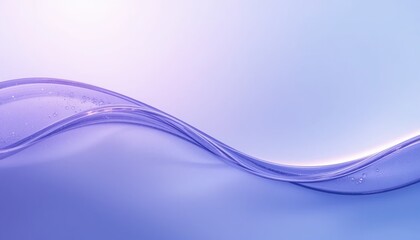 Poster - Flowing water ripple effects abstract background digital art soft colors fluid motion contemporary style