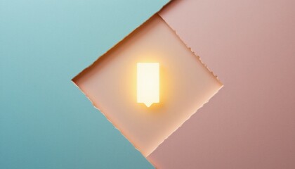 Fototapete - Illuminated design element digital space graphic art modern environment abstract viewpoint creative concept for enhanced visualization