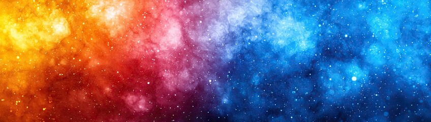 Wall Mural - vibrant firework explosion in night sky with glowing trails, sparkling particles, and cinematic ligh
