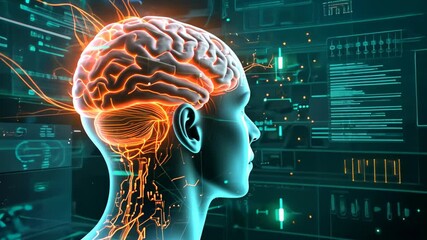 Poster - Exploring the synergy between human cognition and advanced technology in a futuristic world Generative AI