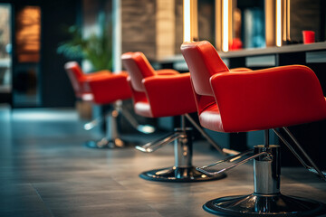 Poster - Beauty salon interior made with generative ai