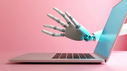 Poster - Robotic Hand Reaching from Laptop Screen