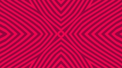 Aufkleber - Abstract geometric pattern with vibrant pink and red hues creating a dynamic visual effect
