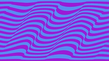 Aufkleber - Abstract wavy pattern in vibrant blue and purple tones, creating a dynamic visual flow effect