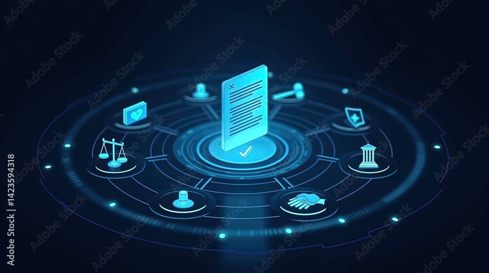 Regulation Compliance financial control technology concept. Compliance ...