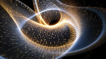 Poster - Exploring the dance of light and energy in a vibrant cosmic swirl with mesmerizing colors and intricate patterns Generative AI