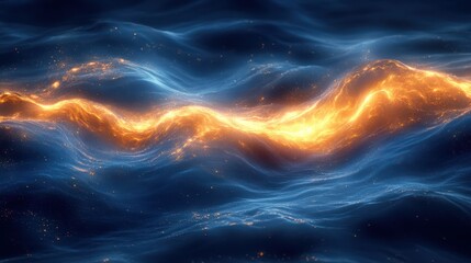 abstract colorful nebula background