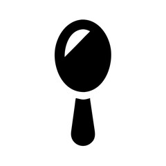 Poster - Black and white magnifying glass icon vector illustration for search and zoom tool design needs