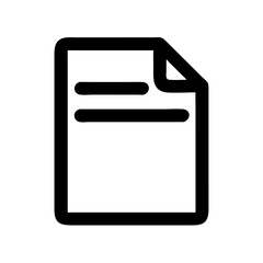 Poster - Document file icon vector design, paper sheet symbol, page with text and folded corner graphic