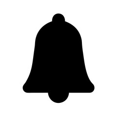 Poster - Find black bell vector icon for notification alert and reminder symbol graphic design element vector