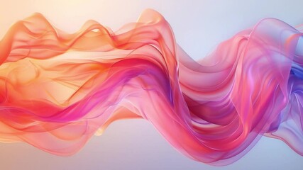 Fototapete - Captivating colorful smoke waves ebb and flow in a vibrant dance of hues in high definition