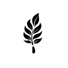 Poster - leaf icon set featuring various stylized designs displayed against a clean background