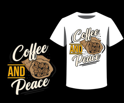  typography and icon T-shirts design template with unique text 