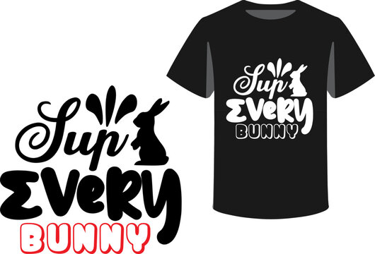  typography and icon T-shirts design template with unique text 