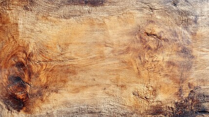 Aufkleber - Light brown weathered wood grain surface is showing knots and growth rings