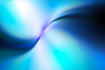 Poster - Modern bright abstract gradient blue green background blurred colorful neon color flow trendy hologram effect graphics futuristic design for pattern banner web technology digital backdrop poster