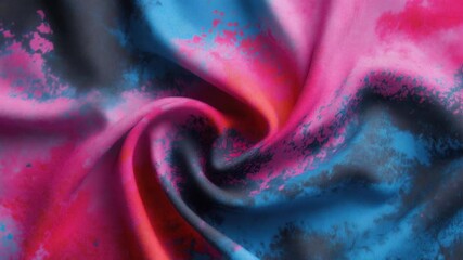 Poster - Vibrant Abstract Background with Swirling Colors in Shades of Pink, Blue, and Black for Creative Design Use