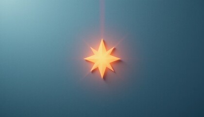 Poster - Vibrant star animation digital art creative background abstract design minimalist style bright colors visual impact