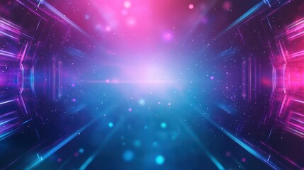 Fototapete - Vibrant Abstract Background Featuring Dynamic Neon Lights in Vivid Colors Creating an Energetic and Modern Atmosphere Ideal for Creative Projects