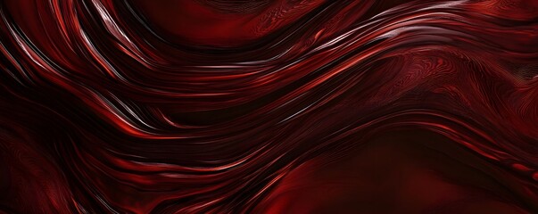 Poster - A vibrant, swirling red texture that evokes depth and emotion, perfect for artistic and design projects.