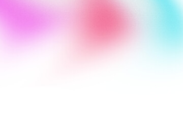 Aufkleber - Abstract vibrant pink, red, and cyan gradient art.