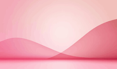 Poster - Minimalist Shiny Pink Background with Dark Lines for Elegant Design Concepts