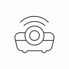 Poster - projector icon vector sign