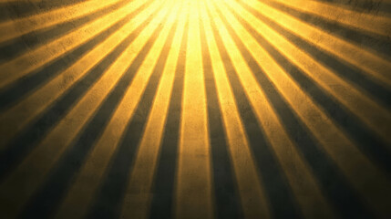 Poster - Golden Rays of Light Glowing Against a Textured Background for Dramatic Atmosphere
