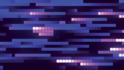 Poster - Abstract horizontal glowing color lines. Multicolored horizontal linear background. Abstract gradient background. Web design background. Vector illustration.