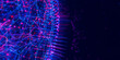 © garrykillian - Abstract closeup macro of quantum computing qubit spherical cell. Subatomic patterns of cyber AI intelligence. Futuristic technology concept. With place for text.