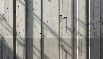 Poster - Industrial shadows and textures on concrete walls urban environment abstract photography minimalist aesthetic