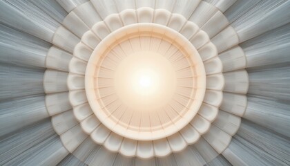 Poster - Illuminated geometric ceiling design modern building abstract photography minimalist environment top view contemporary art for visual inspiration