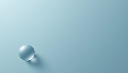 Poster - Rolling glass sphere on smooth surface minimalist aesthetic abstract art soft lighting close-up perspective tranquil vibes