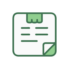 Aufkleber - Floating Task Notes Icon Representing To-Do Lists and Task Management