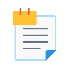 Poster - Floating Task Notes Icon Representing To-Do Lists and Task Management