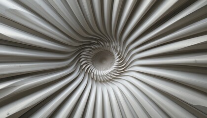 Fototapete - Abstract spiral structure industrial setting close-up photography minimalist design modern environment artistic perspective