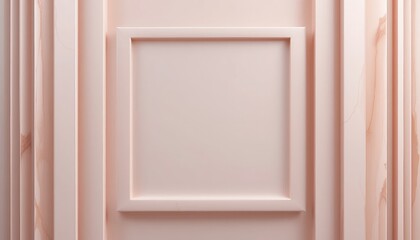 Poster - Interior design feature modern space wall paneling minimalist aesthetic close-up view contemporary concept