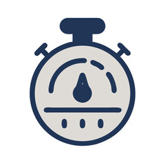 Aufkleber - Timer Icon Representing Cooking Countdown and Kitchen Time Management